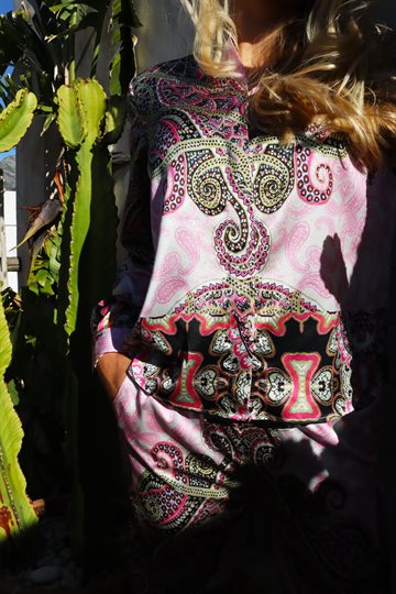 Liberté - Hope Ls Shirt - Pink Scarf
