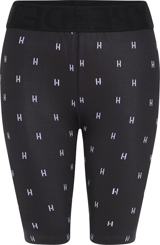 Se Hype The Detail - Printed Shorts - Sort Hvid hos Strike A Pose