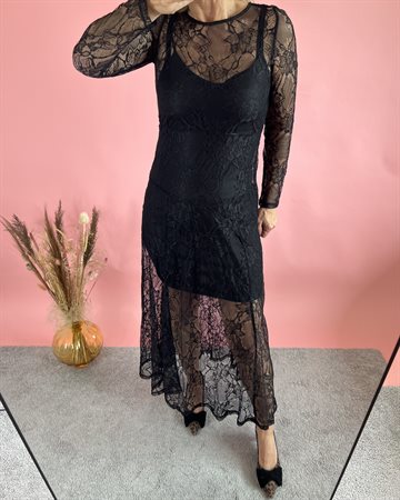 Object - Lulla Ls Dress - Black