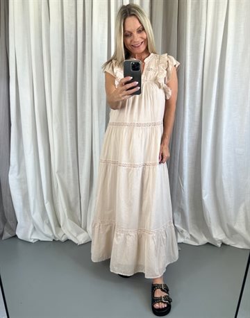 Neo Noir - Ankita Voile Dress - Sand