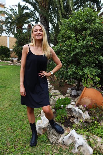 Liberté - Alma Short Strap Dress - Black