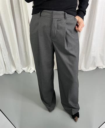  JJXX - Ellis Wide Hw Pants - Dark Grey Melange