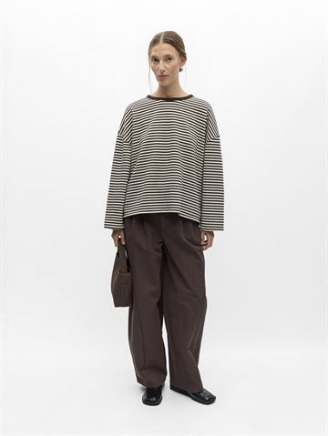 Object - Inara Ls Lo Sweatshirt - Seal Brown Birch