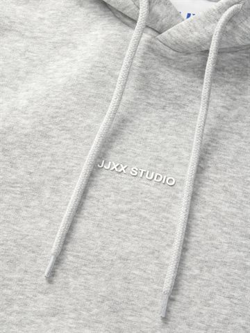 JJXX - Vesterbro LS RLX Hood Sweat - Light Grey Melange