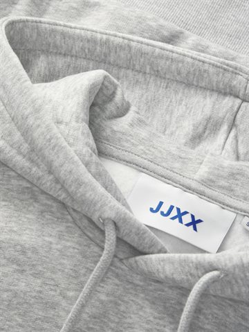 JJXX - Vesterbro LS RLX Hood Sweat - Light Grey Melange