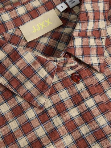 JJXX - Jamie Flannel Detail Shirt - Picante Checks