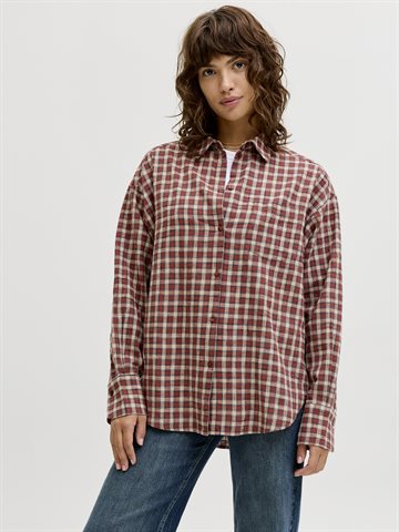 JJXX - Jamie Flannel Detail Shirt - Picante Checks