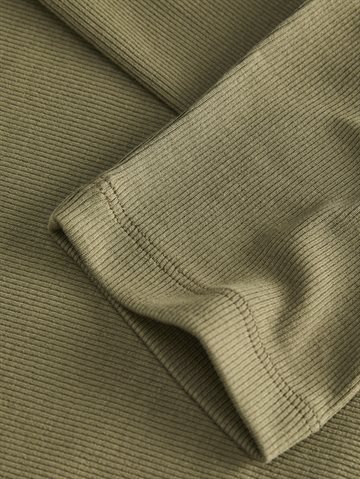 JJXX - Fifi Str 3/4 Boatneck Top - Burnt Olive