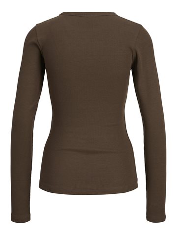JJXX - Freya Str Ls Rib Tee - Bracken