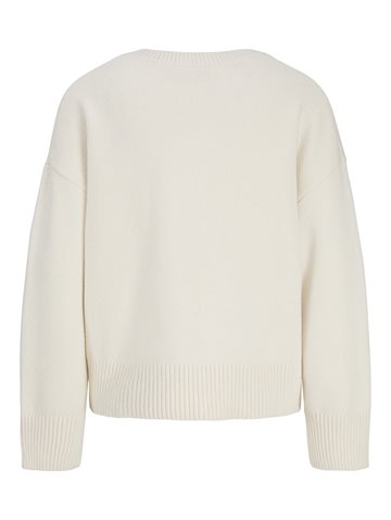 JJXX - Elsa V-Neck Knit - Cloud Dancer