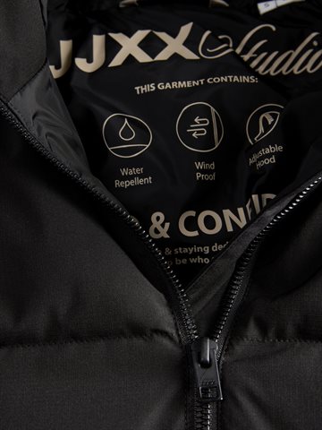 JJXX - Galaxy Puffer Jacket - Black