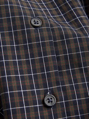 JJXX - Viola Poplin Ls Wrap Tie Shirt - Black Moss Green
