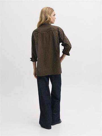 JJXX - Jamie LS Relaxed Poplin Shirt - Demitasse