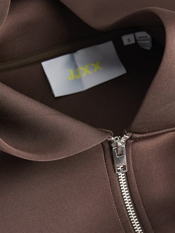 JJXX - Vera Short Scuba Hood Sweat - Demitasse
