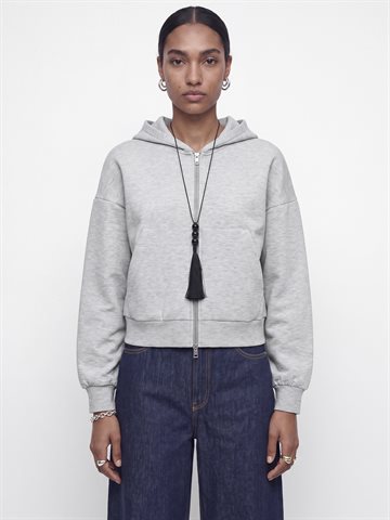 JJXX - Sunny Scuba Ls Hood Sweat - Light Grey Melange