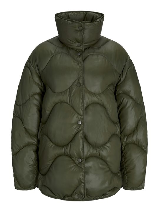 JJXX - Stella Shiny Quilted Jacket - Grape Leaf