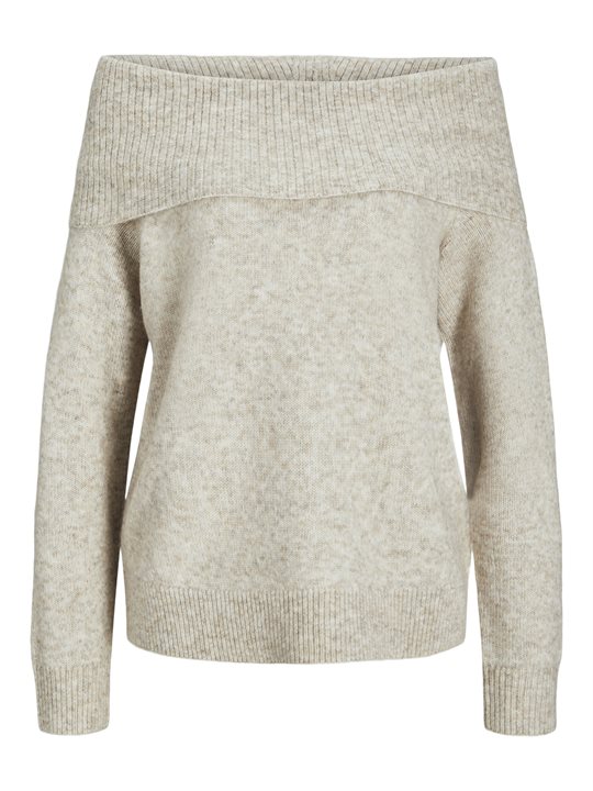 JJXX - Minka Off Shoulder Knit - Fog
