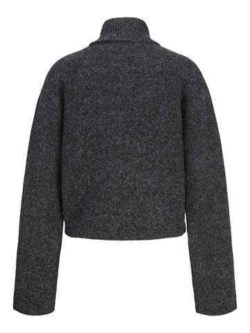 JJXX - Rosanna Roll Neck Knit - Dark Grey Melange