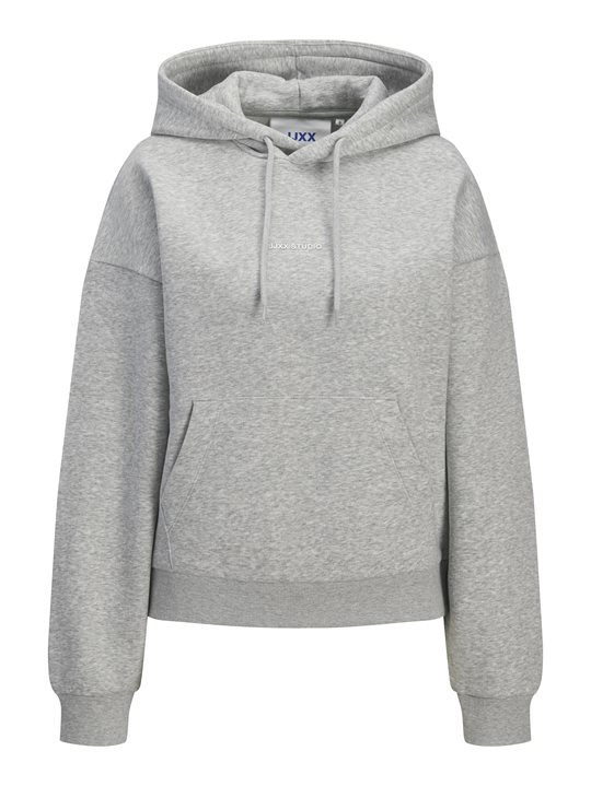 JJXX - Vesterbro LS RLX Hood Sweat - Light Grey Melange