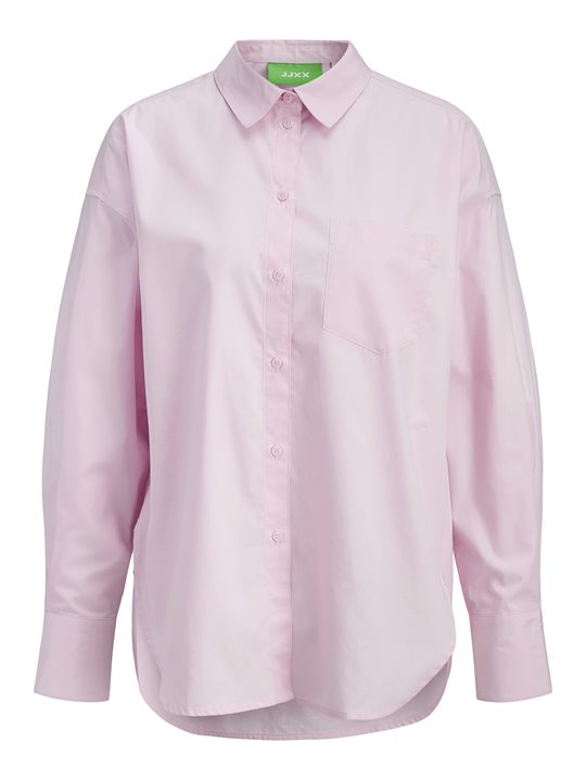 JJXX - Jamie LS Relaxed Poplin Shirt - Pink Lady