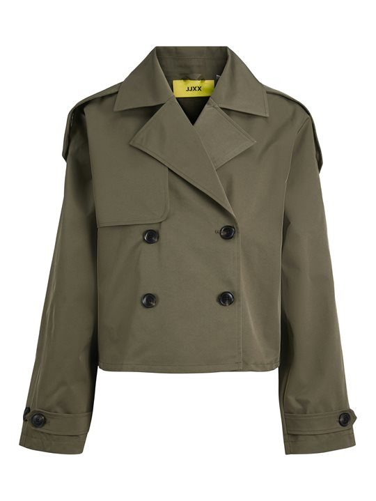 JJXX - Calie Short Trenchcoat - Dusty Olive