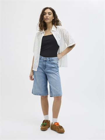 JJXX - Fifi SL Rib Top - Black