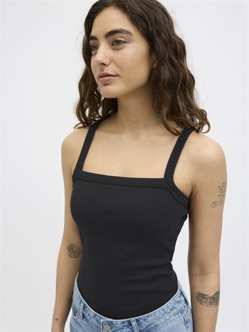 JJXX - Fifi SL Rib Top - Black