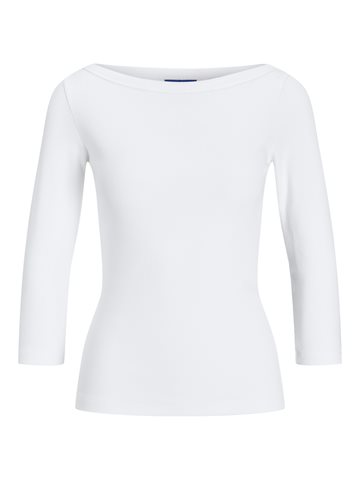 JJXX - Fifi Str 3/4 Boatneck Top - Bright White