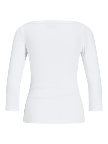 JJXX - Fifi Str 3/4 Boatneck Top - Bright White