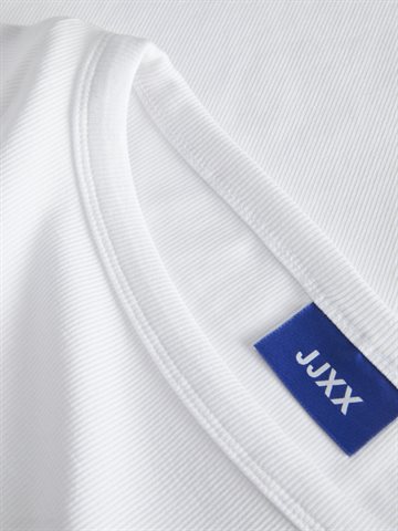 JJXX - Fifi Str 3/4 Boatneck Top - Bright White