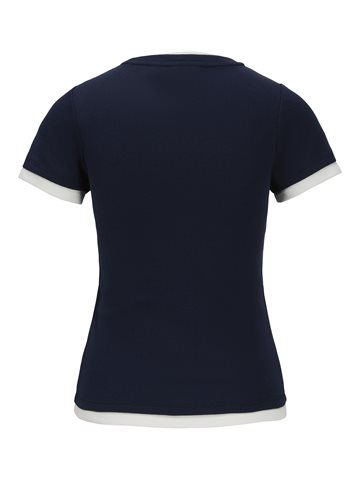 JJXX - Henna Str SS Contrast Tee - Navy Blazer