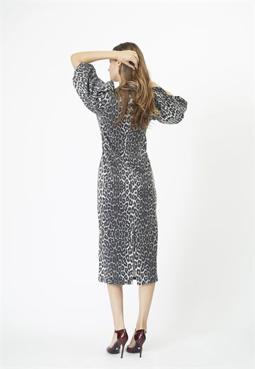Co\' Couture - Leo Puff Dress - Dark Grey