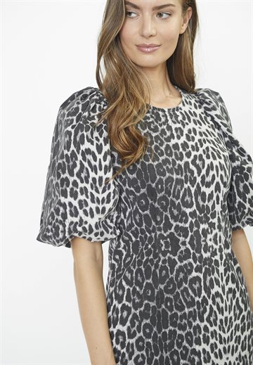 Co\' Couture - Leo Puff Dress - Dark Grey