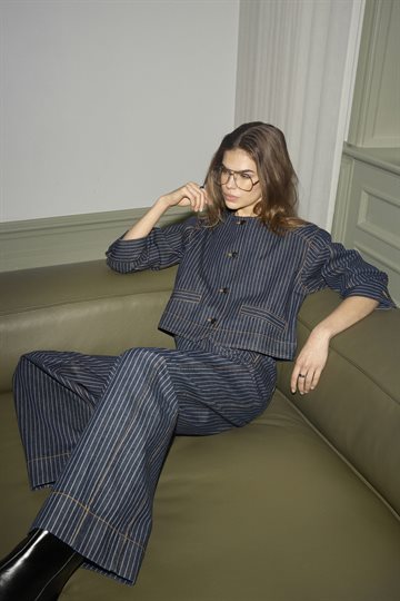 Co\' Couture - Sigga Stripe Pant - Denim Blue