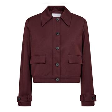 Co' Couture - Terry Jacket - Wine Red