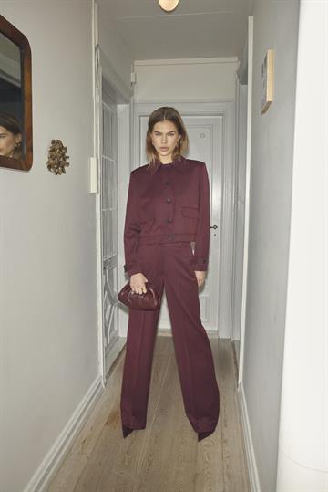 Co\' Couture - Terry Pant - Wine Red