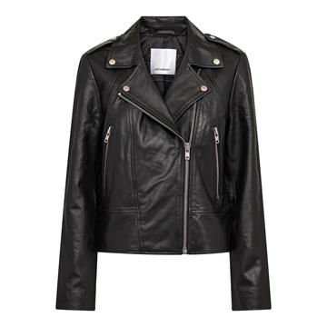 Co' Couture - Phoebe Leather Biker Jacket - Black