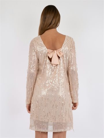 Neo Noir - Maline Sequins Dress - Rose Gold