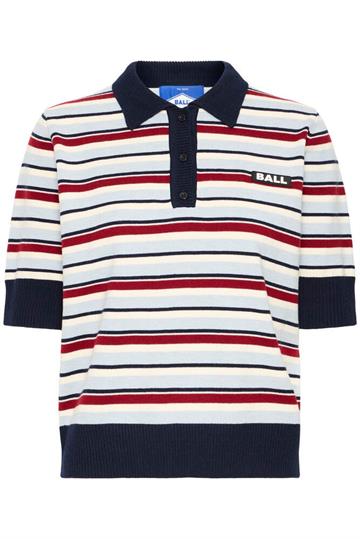 Ball - Marietta Knit Sl Polo - Celestial Blue