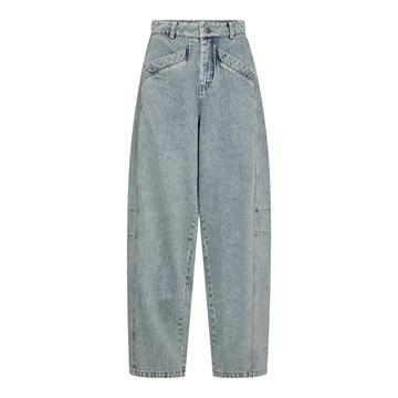 Co' Couture - Jackson Barrel Jeans - Bleach Denim