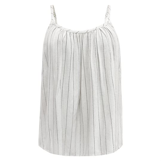 Liberté - Neo Strap Top - Nature Pinstripe
