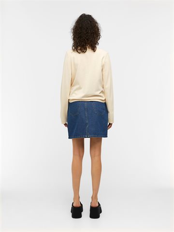 Object - Andy Mw Short Denim Skirt - Blå