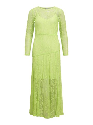 Object - Lulla Ls Dress - Bright Lime Green