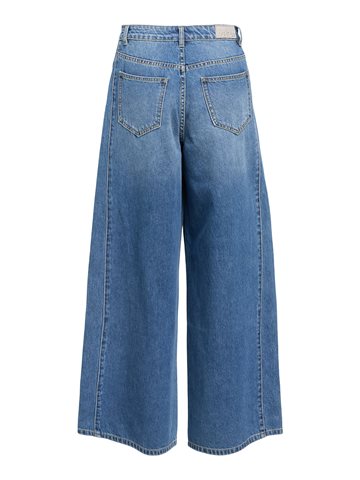Object - Moji Zarafine Hw Super Wide Jeans -  Dark Blue Denim
