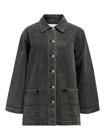 Object - Birgit Ls Denim Jacket - Black Denim