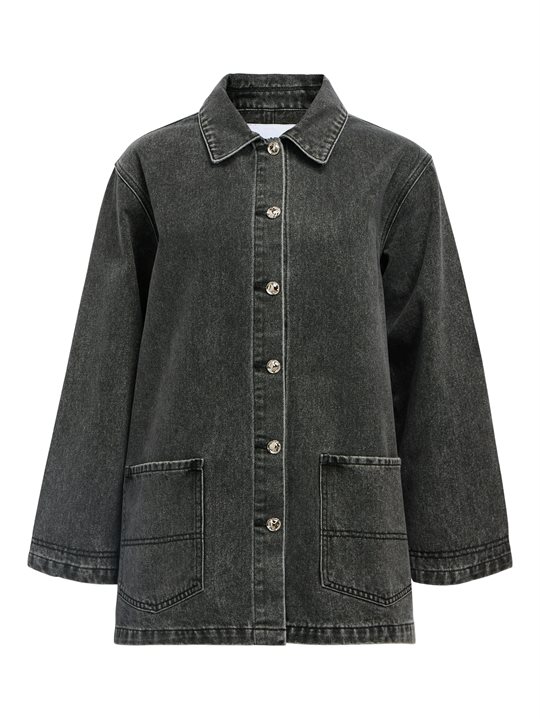 Object - Birgit Ls Denim Jacket - Black Denim