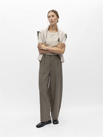 Object - Senna Hw Barrel Pant - Hummus Brown Black