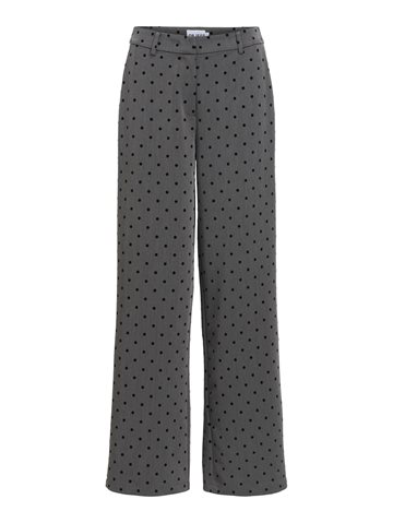 Object - Maxine Hw Pant - Gunmetal Black Dots