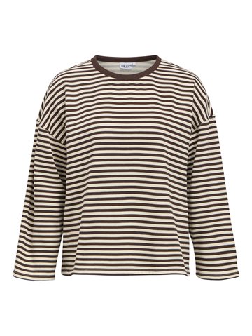 Object - Inara Ls Lo Sweatshirt - Seal Brown Birch