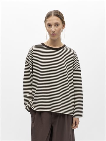 Object - Inara Ls Lo Sweatshirt - Seal Brown Birch